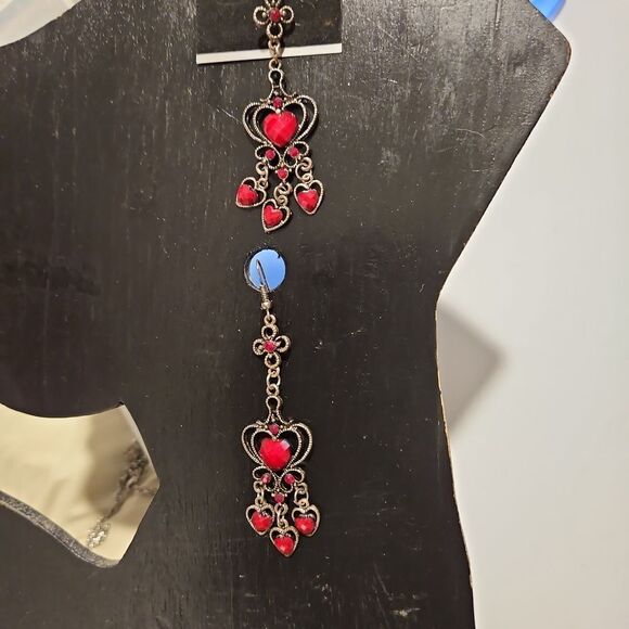 Costume Jewelery Earrings  see measurements - Picture 4 of 5